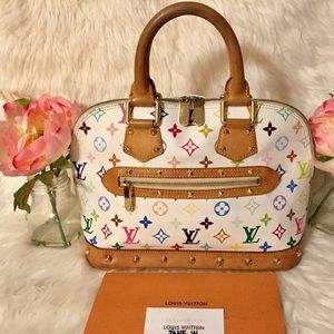 Authentic Louis Vuitton Alma PM multicolor